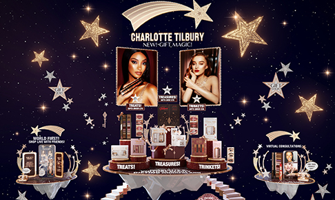 Charlotte Tilbury introduces virtual holiday shop 